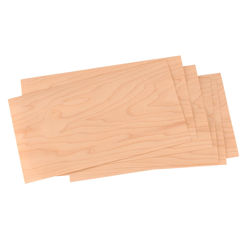 Wood Veneer - 4-1/2" to 6-1/2" W - 3 Square Foot Pack - Species:Maple